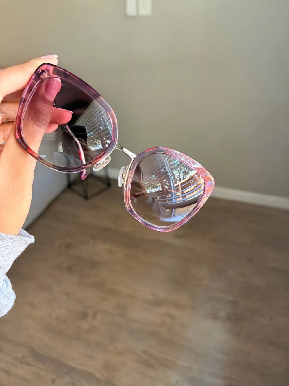 Chanel Women’s Pink Gradient Cat-Eye Sunglasses